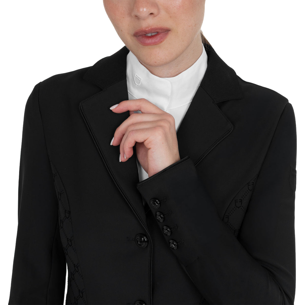 Giacca concorso donna monogram in tessuto effetto velluto