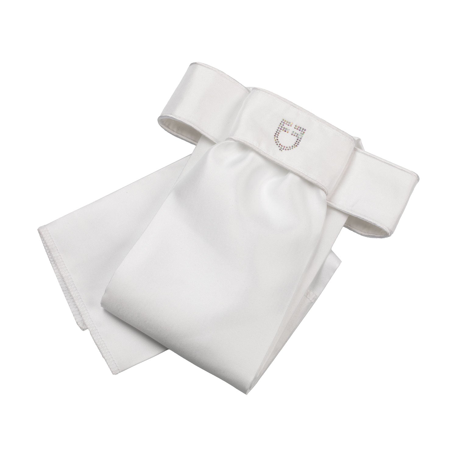 Plastron dressage logo strass