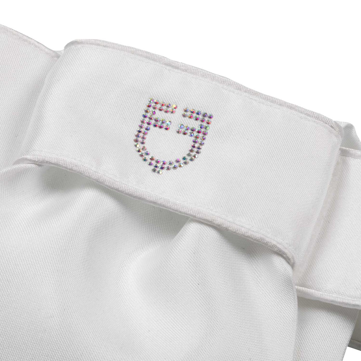 Plastron dressage logo strass