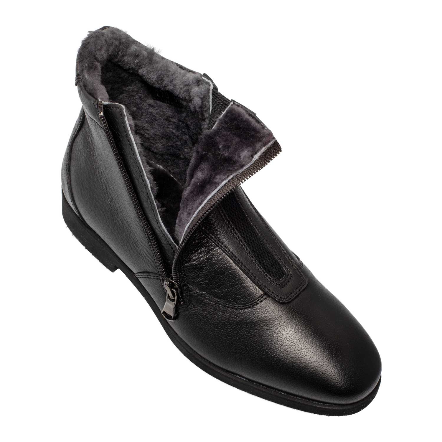 STIVALETTI CANOVA CON PELLE DI MONTONE