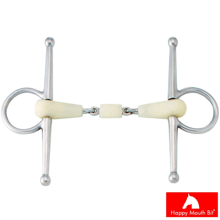 ASTA HAPPY MOUTH CON RULLO MM 135 ALLA MELA SNODATA IN ACCIAIO INOX