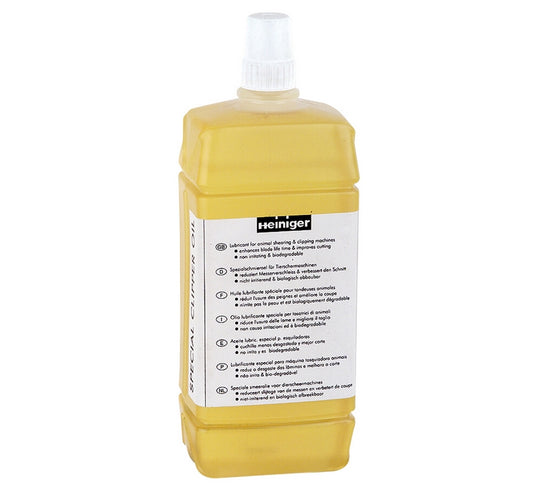 FLACONE OLIO LUBRIFICANTE ML. 500 HEINIGER PER TOSATRICI