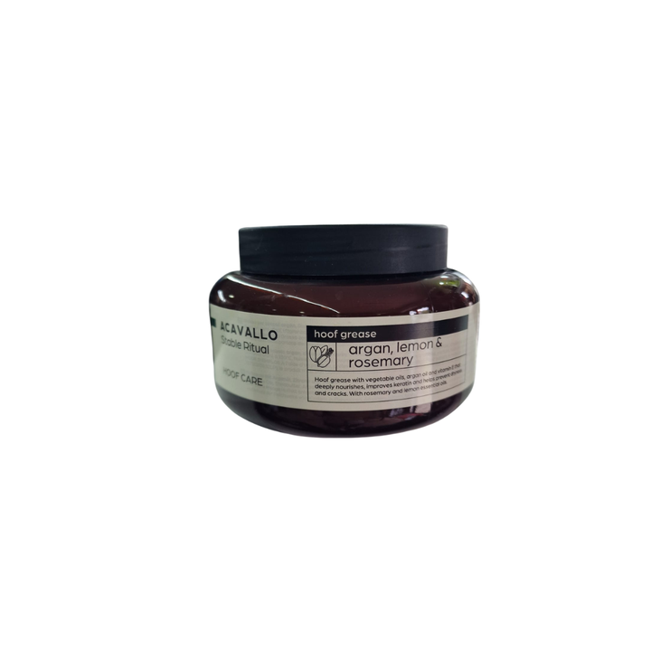 Grasso per zoccoli ACAVALLO all’argan limone e rosmarino – 500 ml