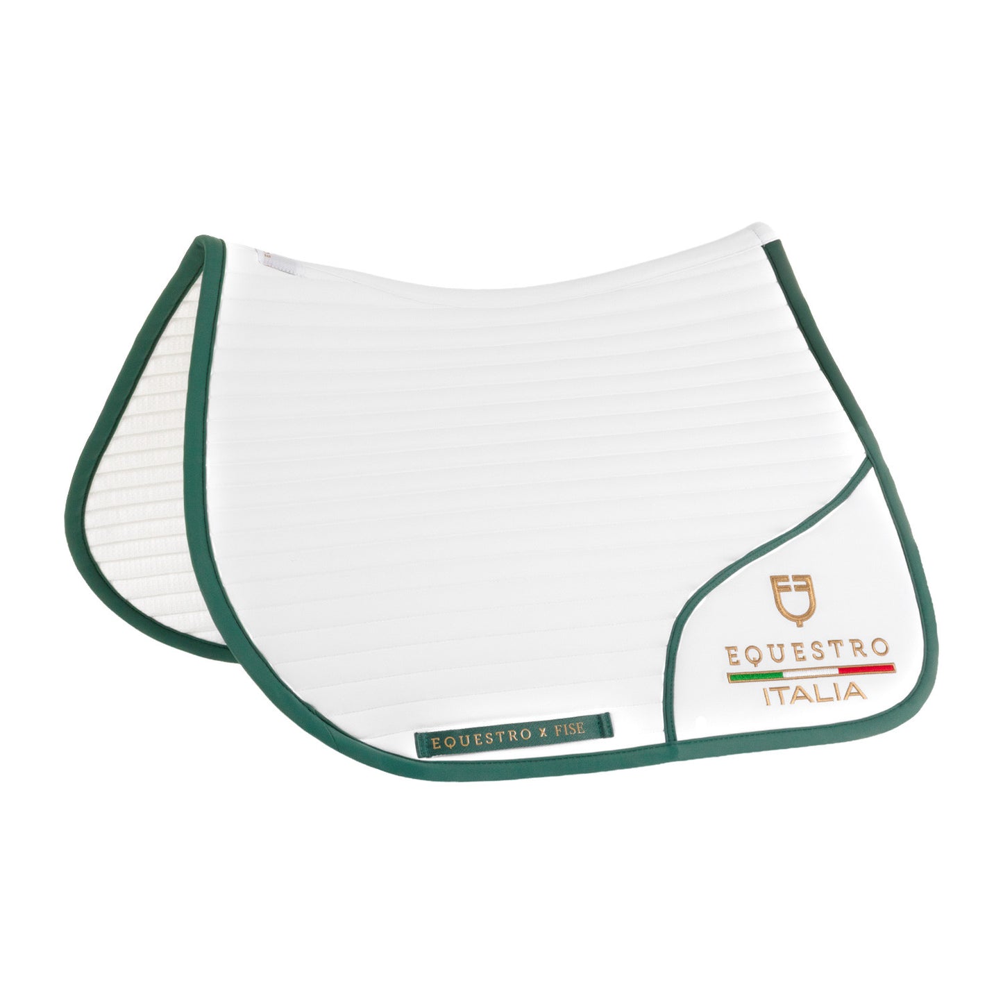 Sottosella salto con logo ricamato Equestro X FISE 100