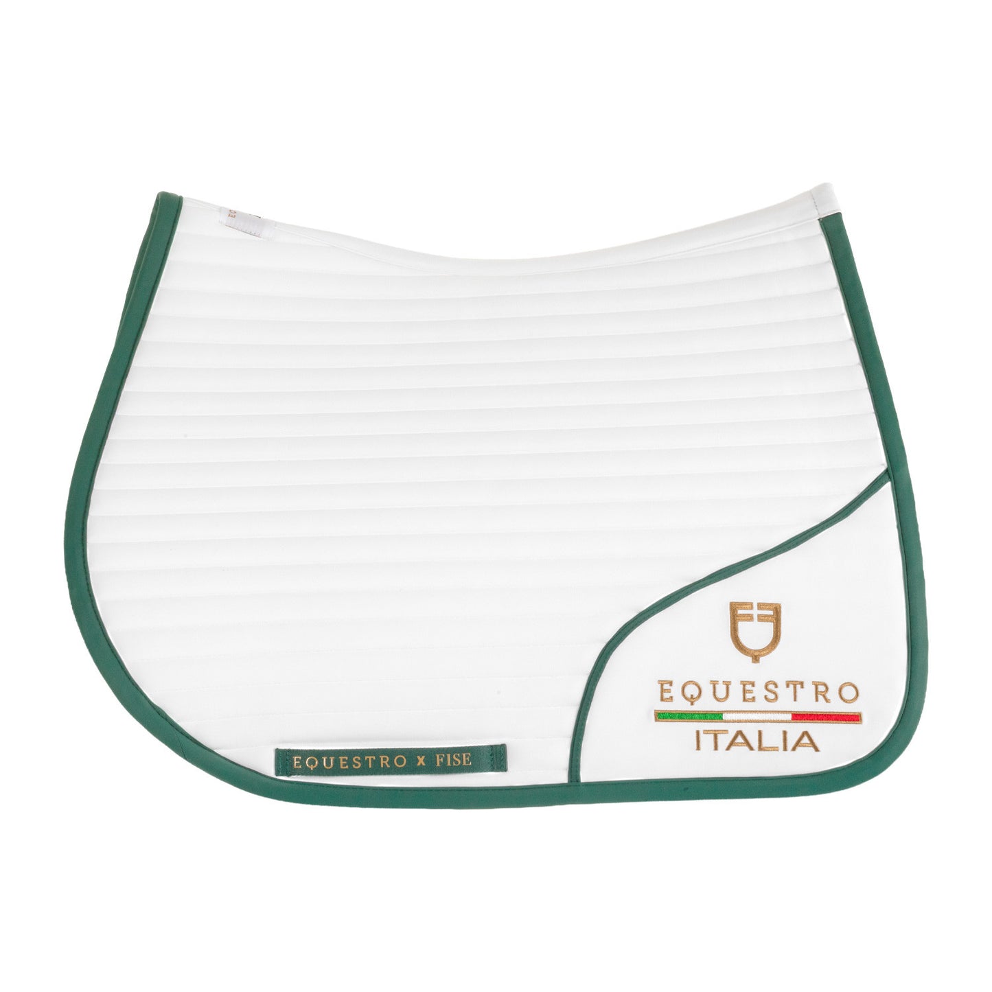 Sottosella salto con logo ricamato Equestro X FISE 100