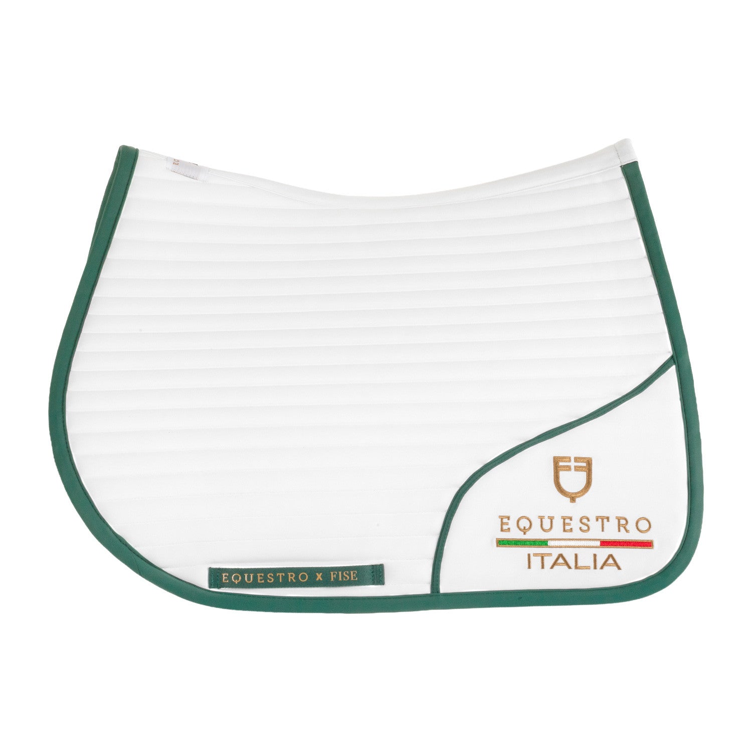 Sottosella salto con logo ricamato Equestro X FISE 100