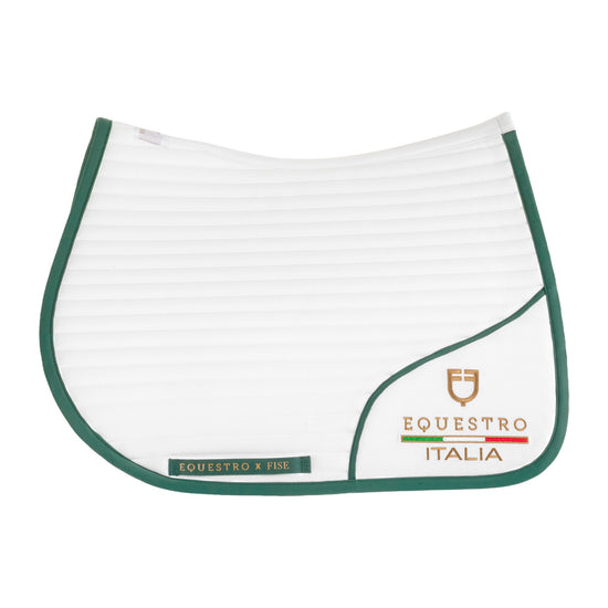 Sottosella salto con logo ricamato Equestro X FISE 100
