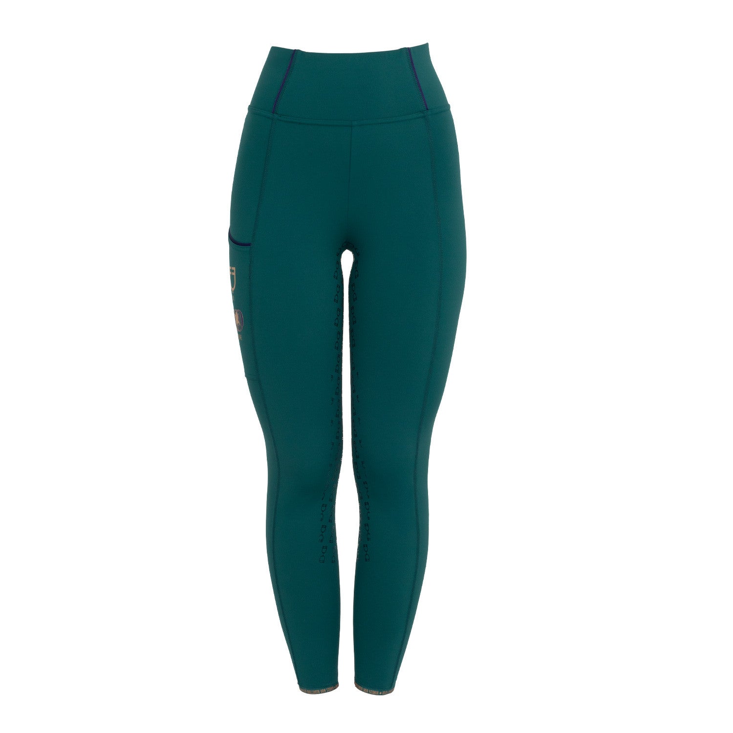 Leggings donna slim fit full grip Equestro X FISE 100