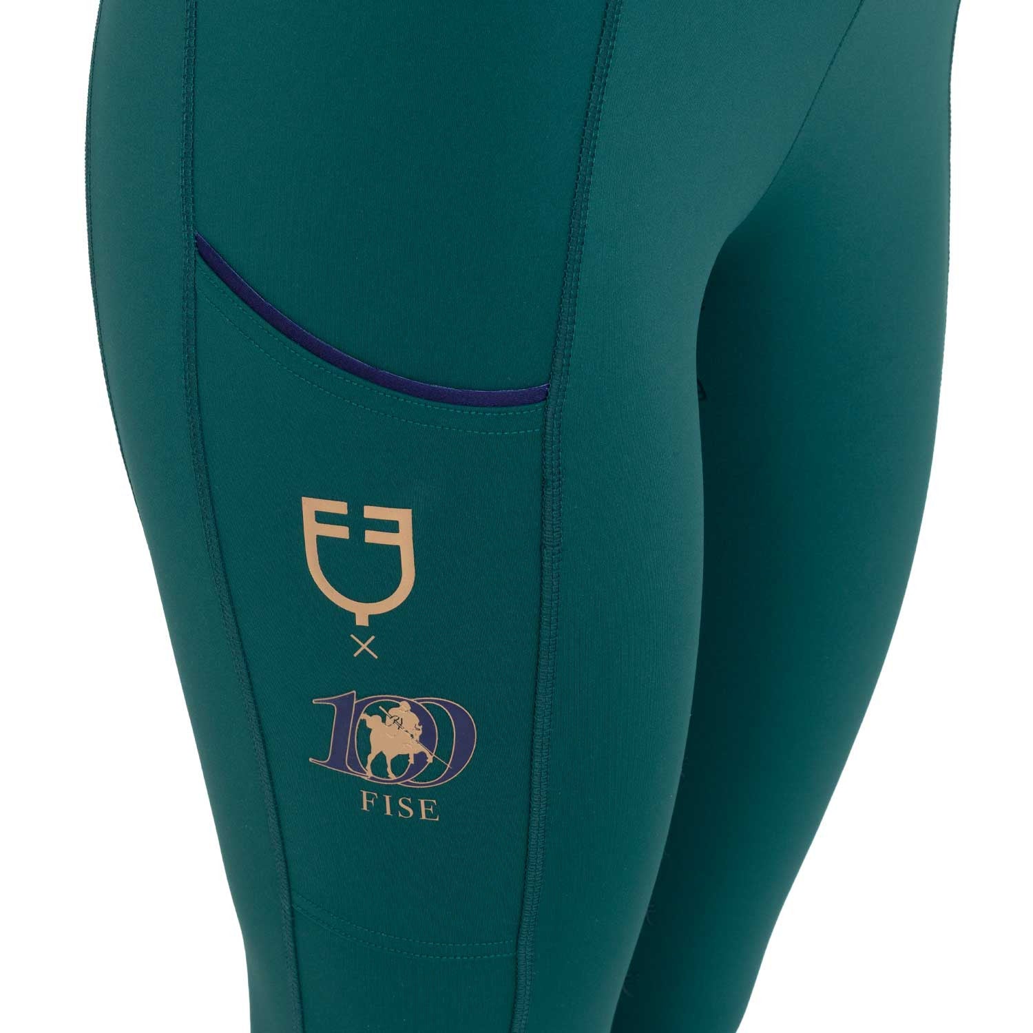 Leggings donna slim fit full grip Equestro X FISE 100