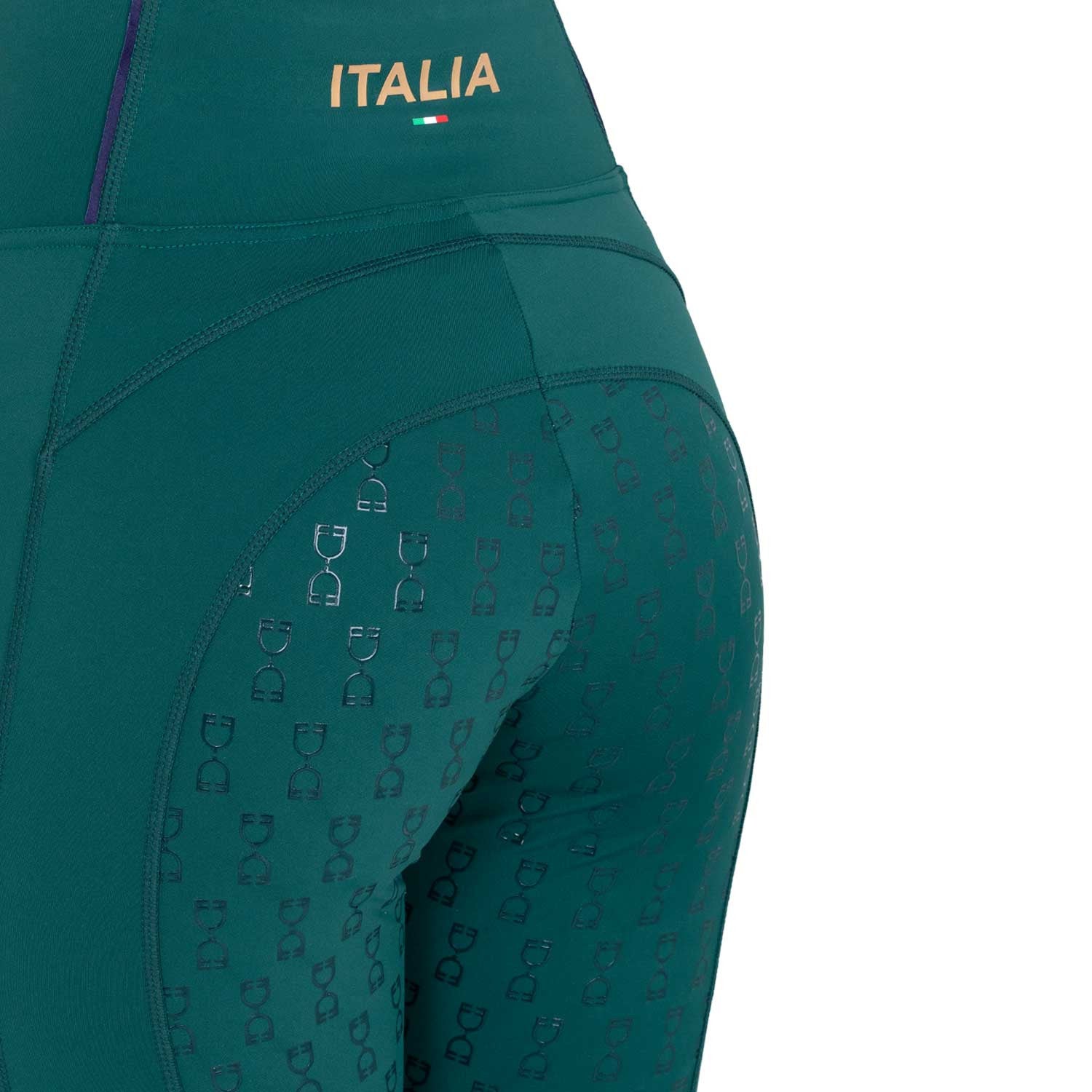 Leggings donna slim fit full grip Equestro X FISE 100