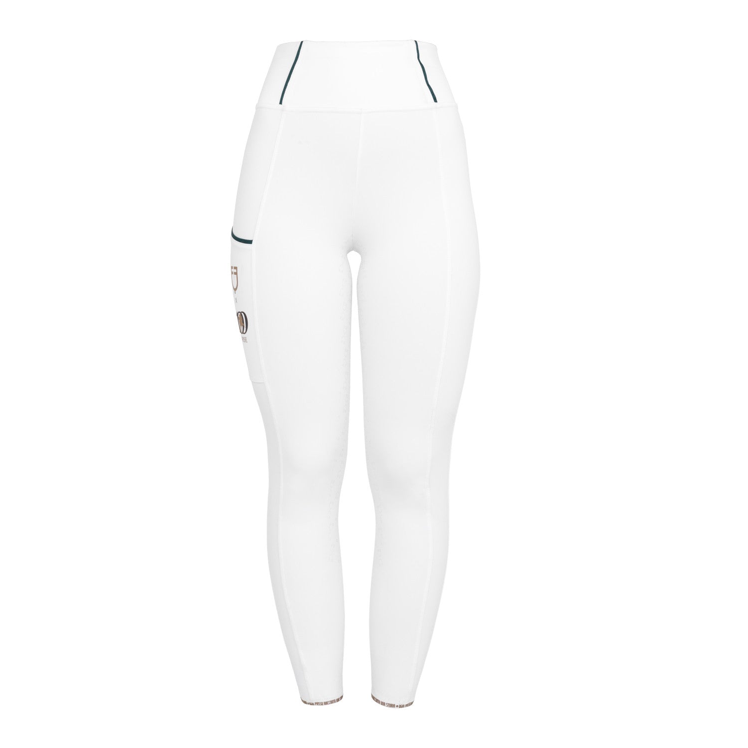 Leggings donna slim fit full grip Equestro X FISE 100