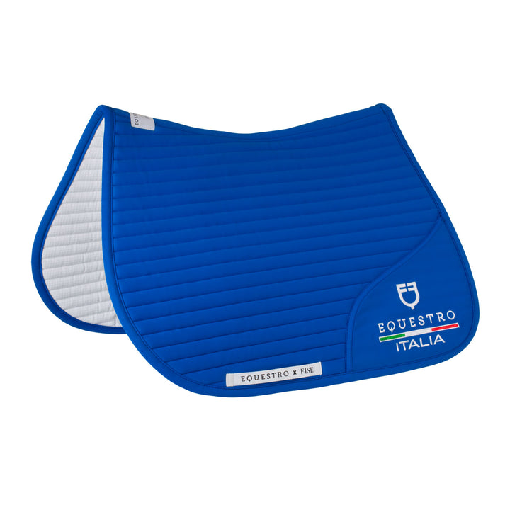 Sottosella salto con logo ricamato Equestro X FISE
