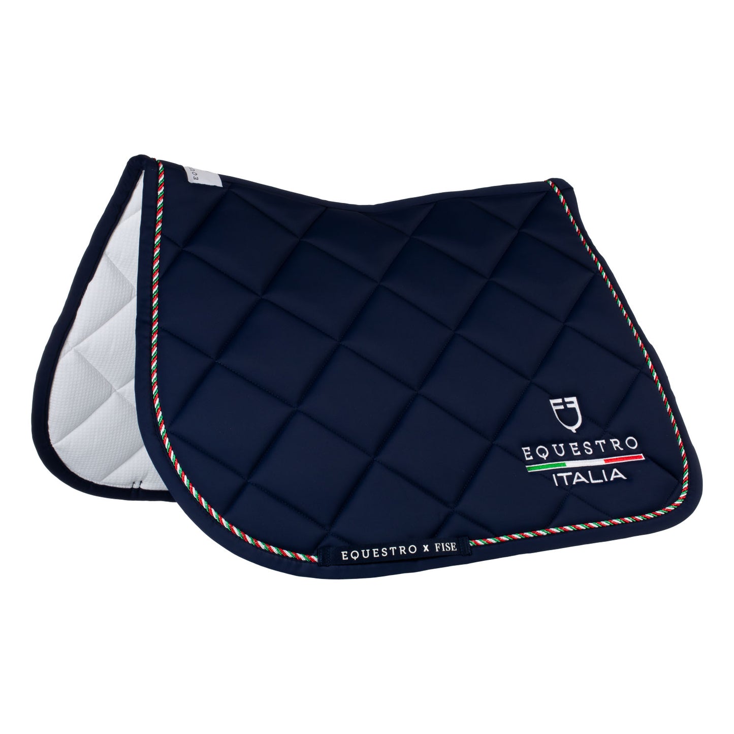 Sottosella salto piping tricolore Equestro X FISE