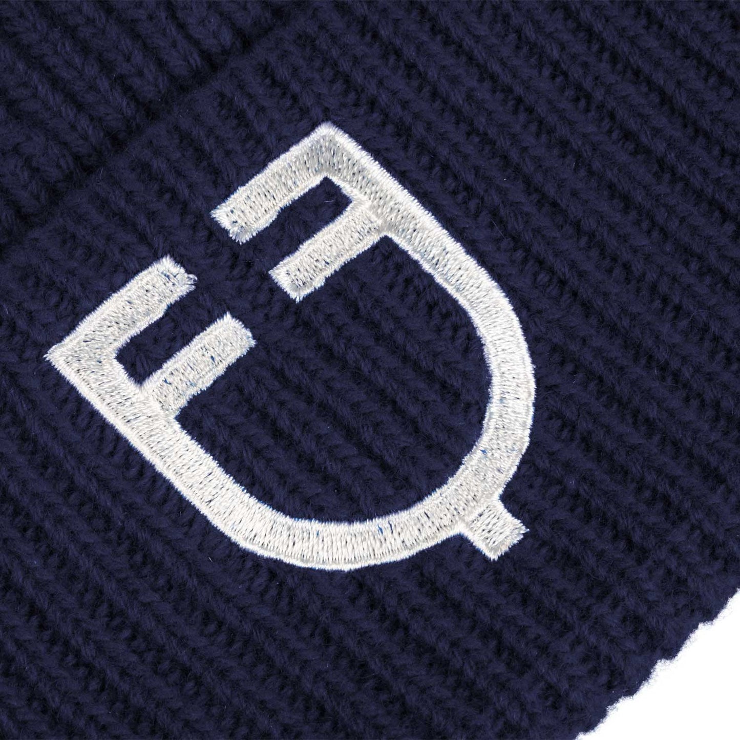 Berretto unisex in maglia a costine Equestro x Fise