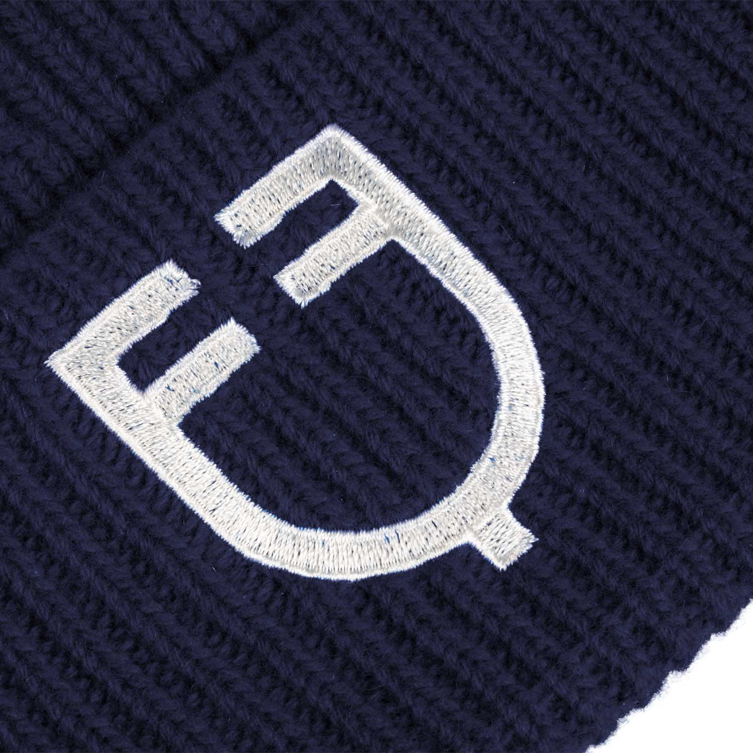 Berretto unisex in maglia a costine Equestro x Fise