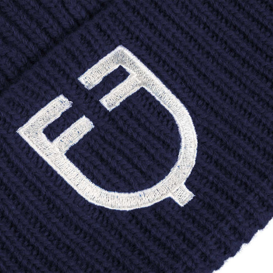 Berretto unisex in maglia a costine Equestro x Fise