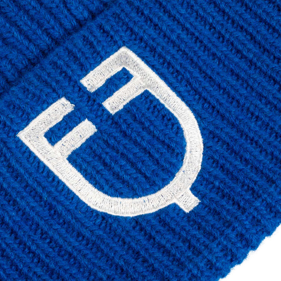 Berretto unisex in maglia a costine Equestro x Fise