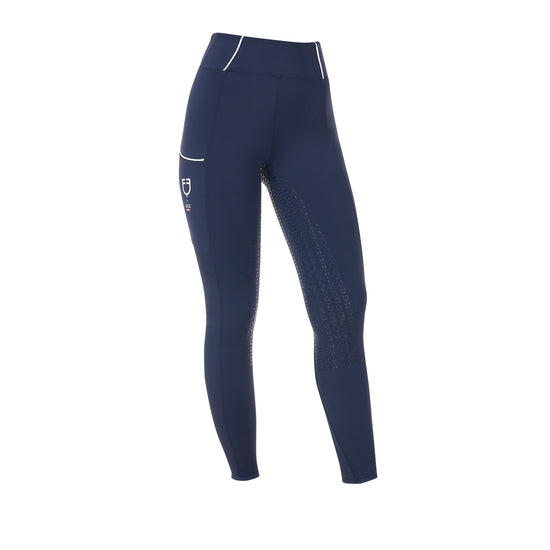 Leggings donna slim fit full grip Equestro X FISE