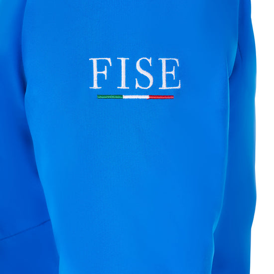 Piumino donna impermeabile Equestro X FISE – Azzurro Italia