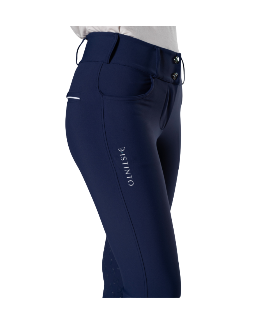 Pantaloni da Equitazione D-Istinto Orchidea Full Grip Donna — Tessuto Tecnico