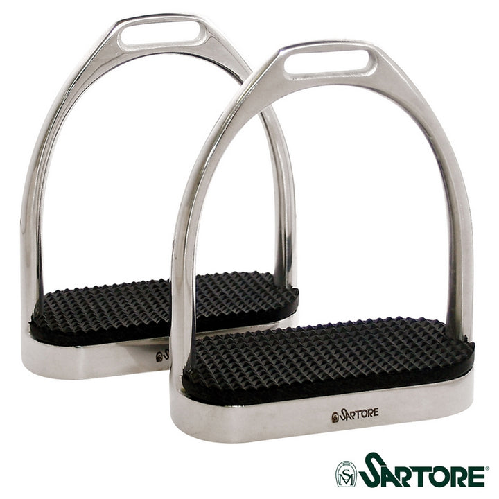 STAFFA BAMBINO CON BASE 100 MM IN ACCIAIO INOX CON PEDANE ANTISCIVOLO