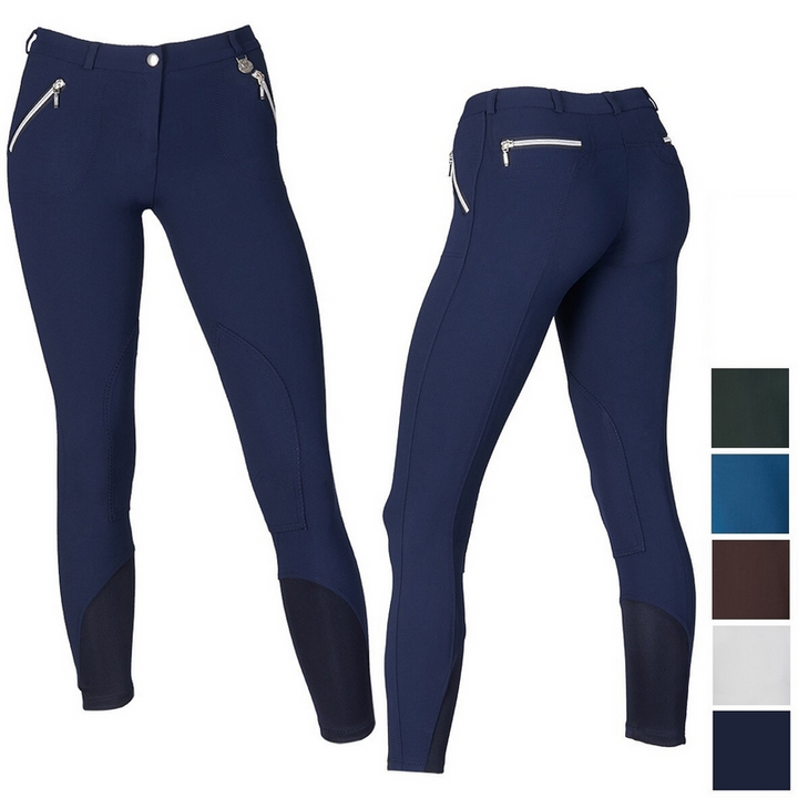 PANTALONI CHAMPION DA DONNA C/QUATTRO ZIP ARGENTATE