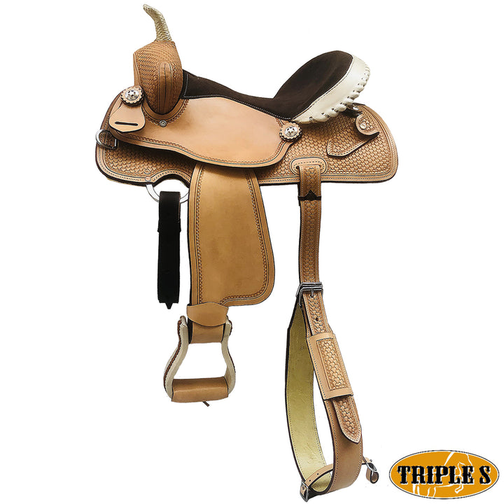 SELLA BARREL TRIPLE S CUOIO