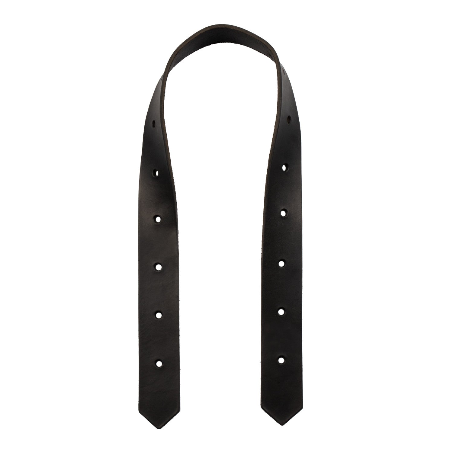 Riscontro in cuoio corto western 46 cm
