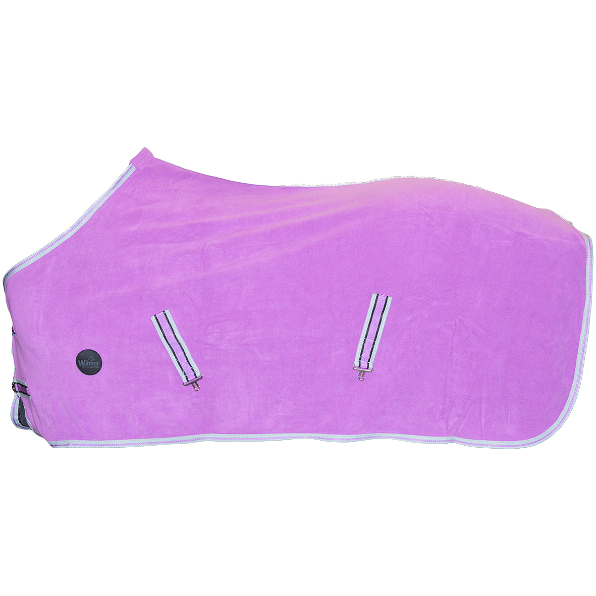 COPERTA CON CINGHE STACCABILI IN PILE ANTIPILLING