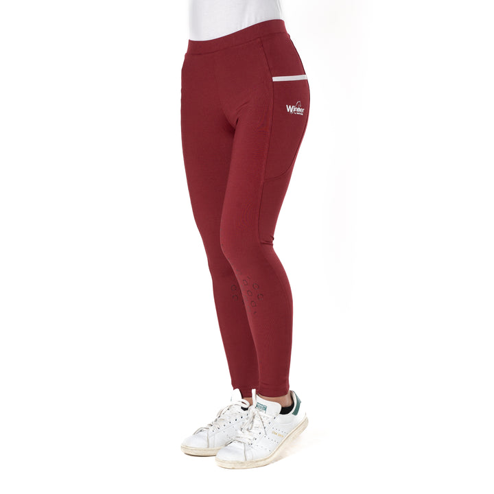 Leggings Winner Young rider con riporti in silicone