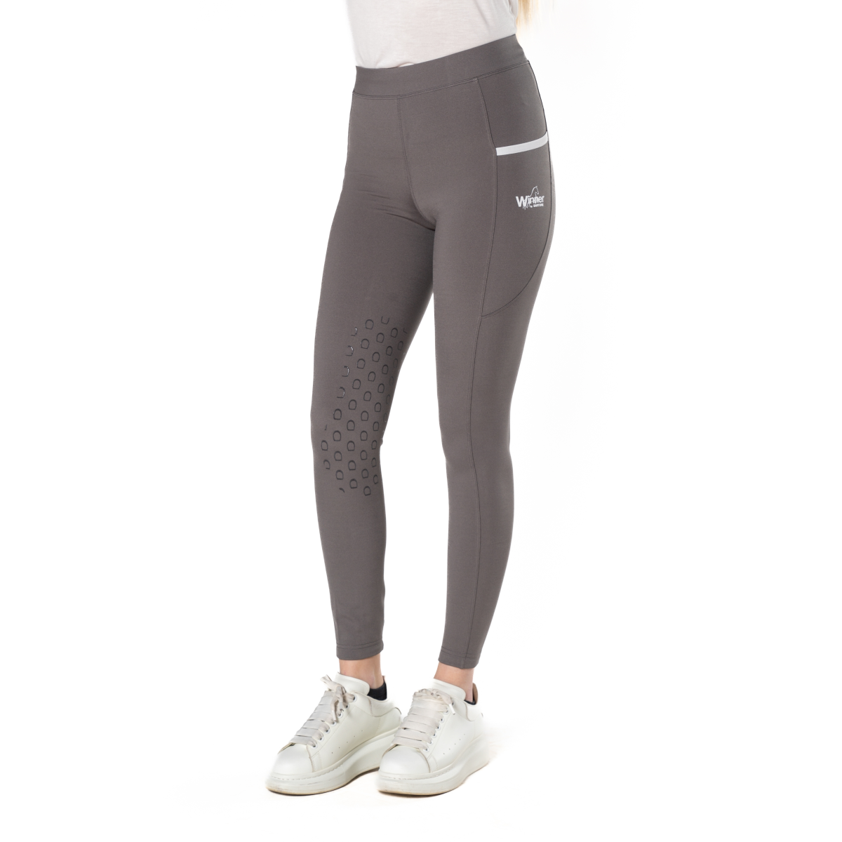 Leggings Winner Young rider con riporti in silicone