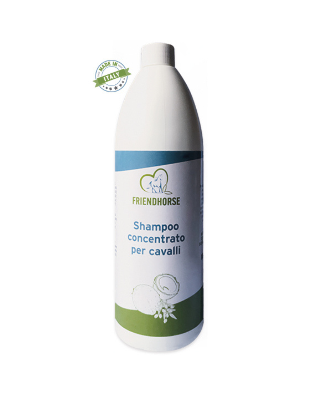 Shampoo concentrato Friendhorse per cavalli – naturale e delicato con oli essenziali