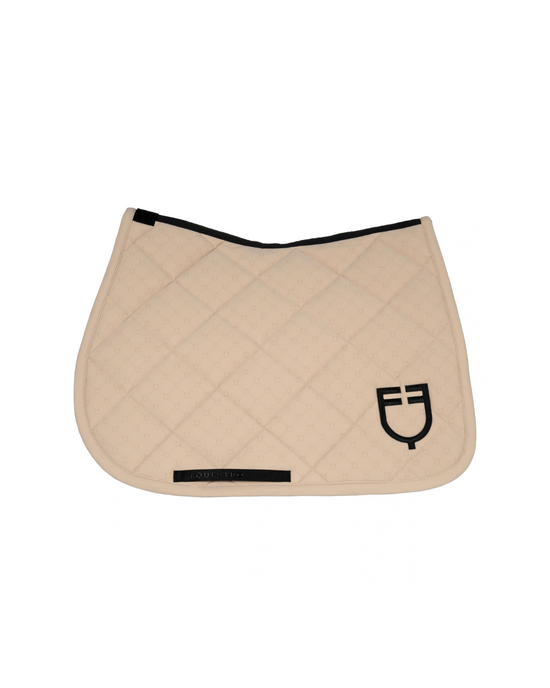 Sottosella Equestro da Salto Monogram — Tessuto Tecnico Nido d'Ape Traspirante