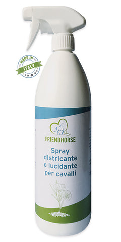 Spray Districante e lucidante per cavalli" "Friendhorse"