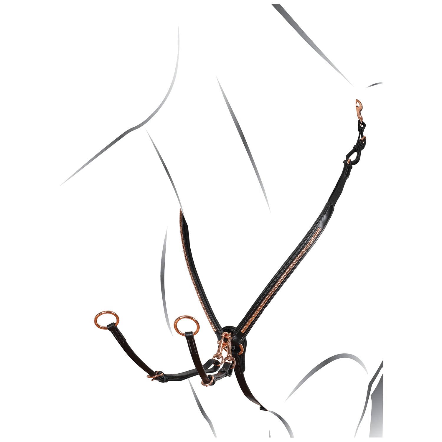 Pettorale EQUESTRO Clincher rose gold