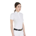 Polo donna modello Sally in tessuto tecnico Amahorse