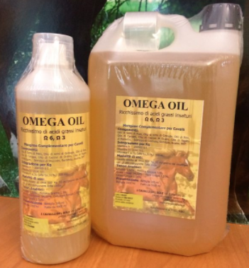 Omega Oil alimento complementare per cavalli - I cavalli del Sole