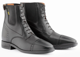 Stivaletto Daslo Gold in pelle con stringhe