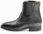 Stivaletto Daslo Gold in pelle con stringhe