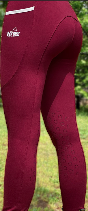 Leggings Winner Lady con riporti in silicone