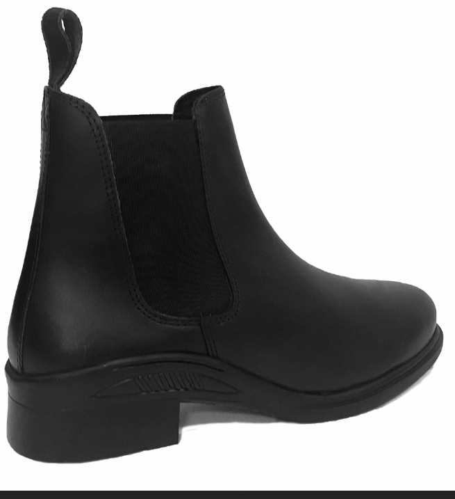 Stivaletto "Winner" in pelle liscia suola in gomma antiscivolo