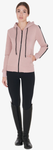 Felpa Donna slim fit  con cappuccio" Equestro "