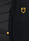 Felpa uomo in pile e nylon imbottito "Equestro"