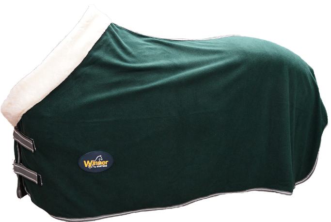 Coperta Pile pesante con collo agnello sintetico