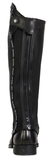 Ghetta unisex in pelle con profilo a contrasto