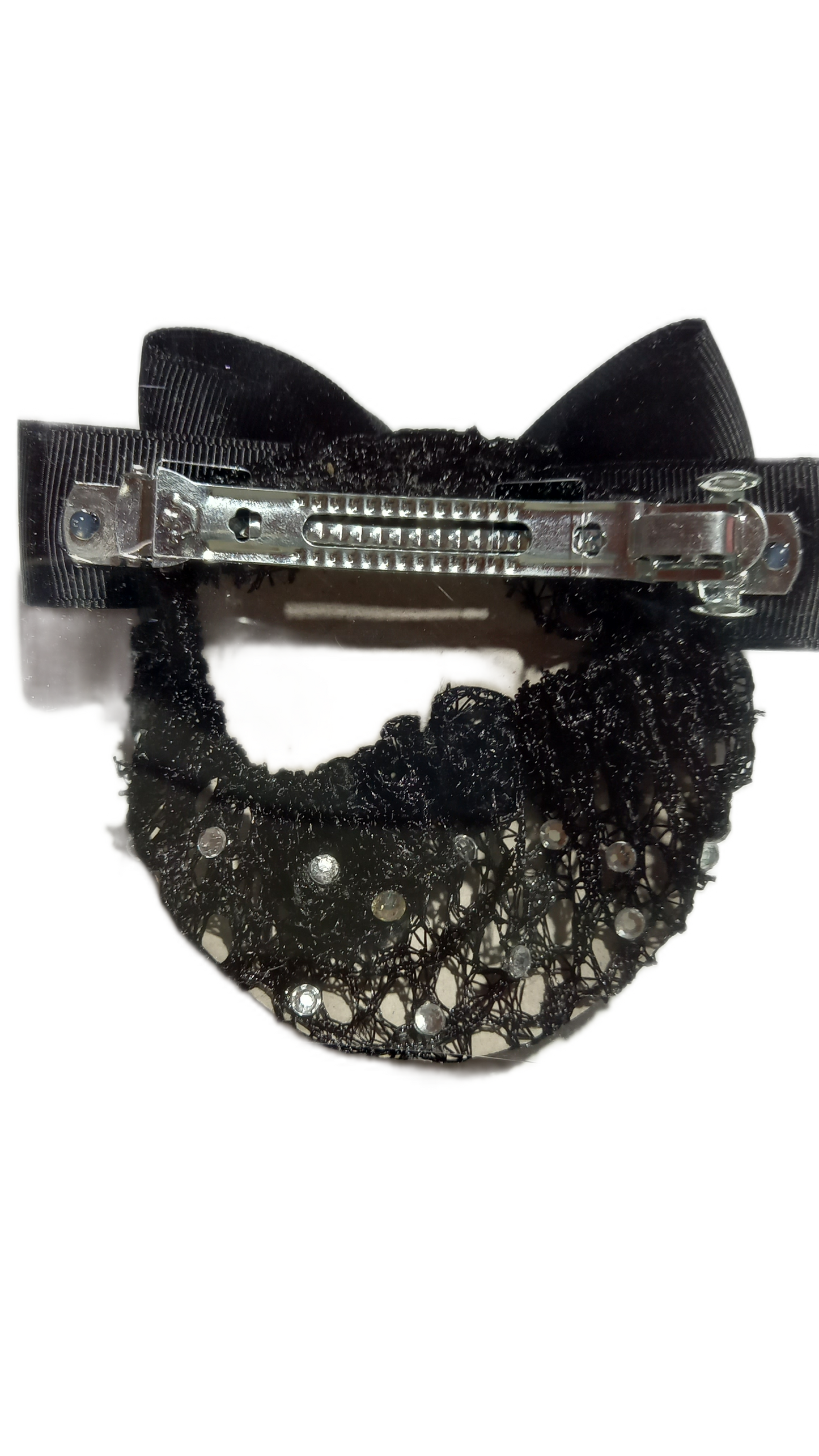 Retina per capelli con strass e fiocco con testa di cavallo - HKM