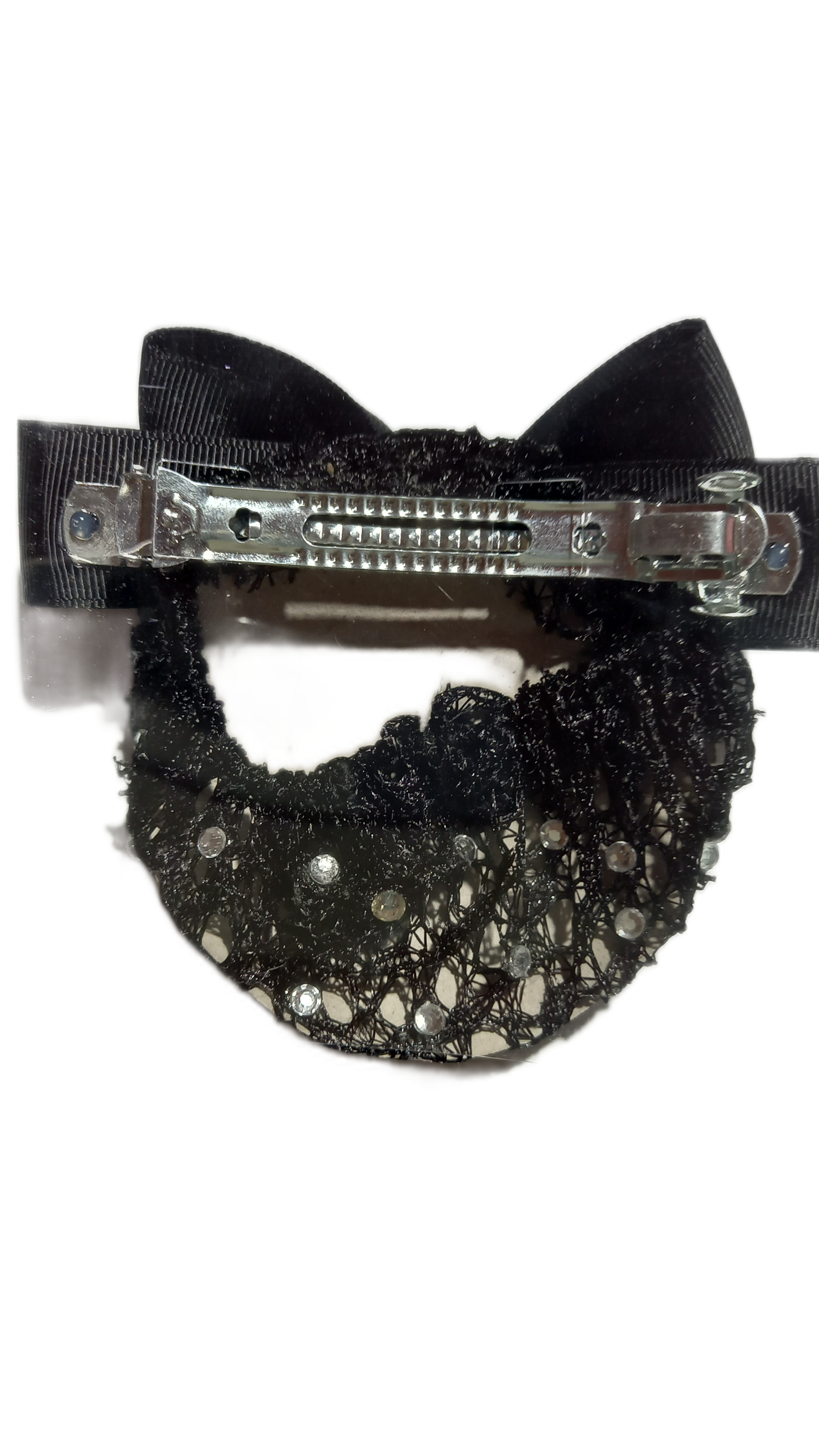 Retina per capelli con strass e fiocco con testa di cavallo - HKM