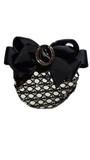 Retina per capelli con strass e fiocco con testa di cavallo - HKM