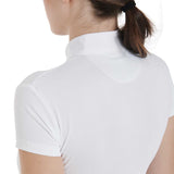 Polo donna slim Fit  Mod.Yeva in tessuto tecnico microforato, elasticizzato e traspirante.