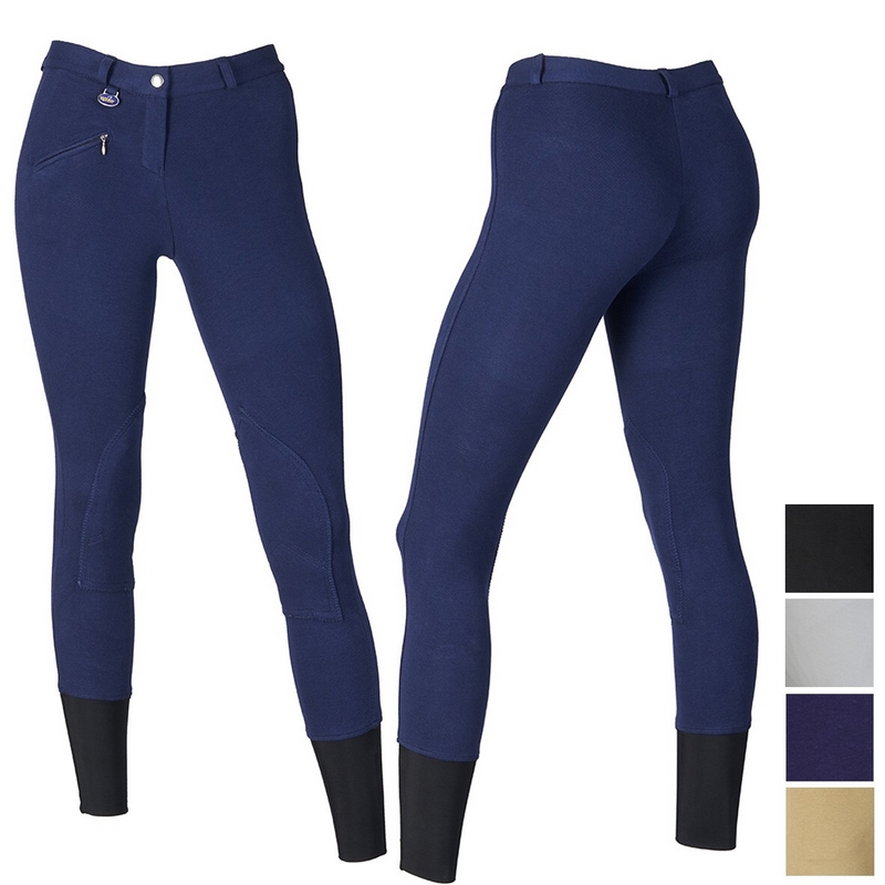 Pantaloni cotone donna in maglina elastica